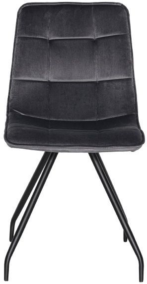 Стул обеденный Роуз X-2007 черный/серый