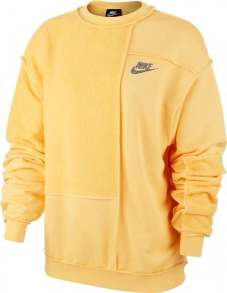 Джемпер Nike W NSW ICN CLSH CREW FLC CJ2282-795 р. L жовтий