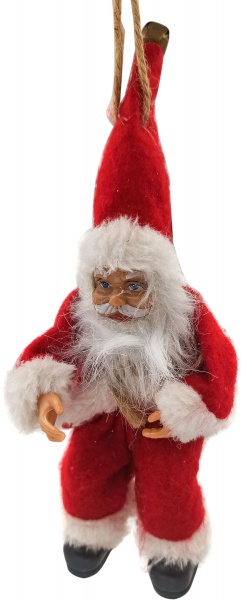 Іграшка на ялинку Дід Мороз 6008-1 12 см 