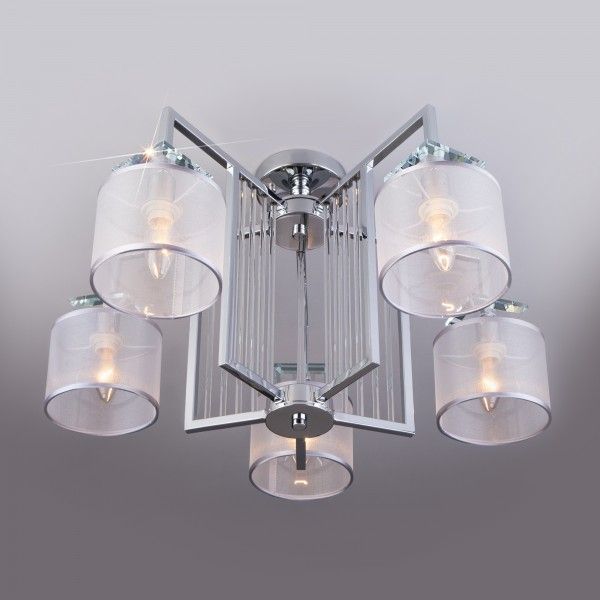 Люстра потолочная Strotskis Fargo 60108/5 5x40 Вт E14 хром 