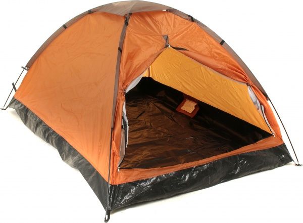 Палатка FDT-1101 туристическая 2-х местная 205х150х105 см оранжевый