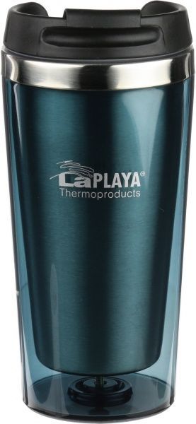 Термочашка Mercury 420 мл синяя LaPlaya