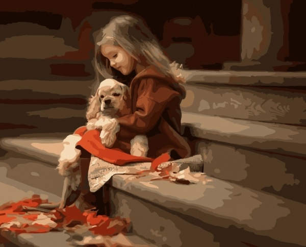 Картина за номерами Справжня турбота bk_1216 50x40 см BookOpt 