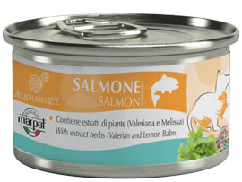 Консерва для взрослых кошек с чувствительным пищеварением Marpet Филе лосося