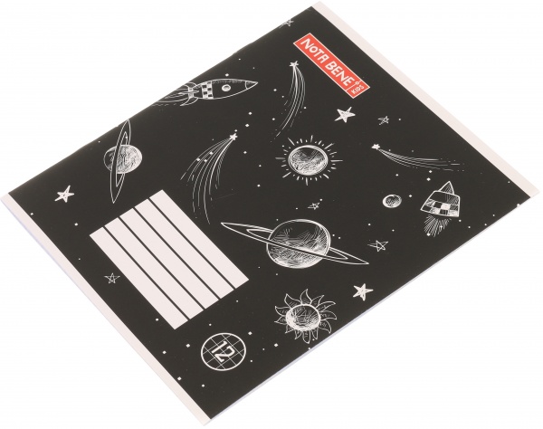 Тетрадь школьная Space скоба 12 листов в клетку Мечты сбываются