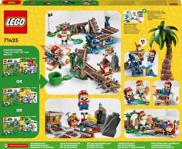 Конструктор LEGO Super Mario Поездка в вагонетке Дидди Конга. Дополнительный набор 71425