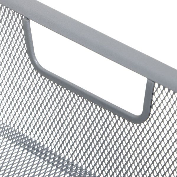 Кошик до гардеробної системи Larvij 555х410х85 мм сітчастий L9559GA сірий