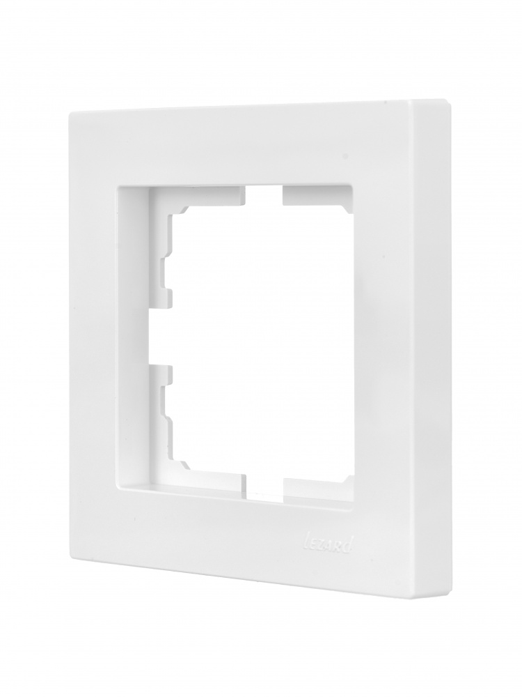 Рамка одномісна Lezard Vesna білий 742-0200-146
