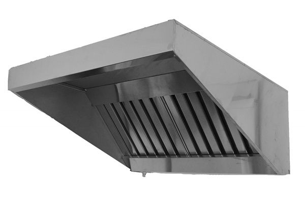 Вытяжной зонт производственный пристенный 1200х900х400 мм Tehma 1200x900x400 мм нержавеющая сталь