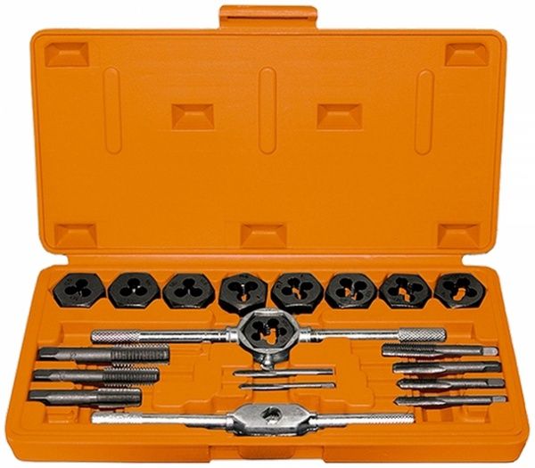 Набор метчиков и плашек М3-М12  Sparta 20 шт. 773105