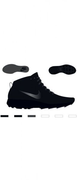 Кроссовки Nike TANJUN CHUKKA 858655-001 р.11 черный