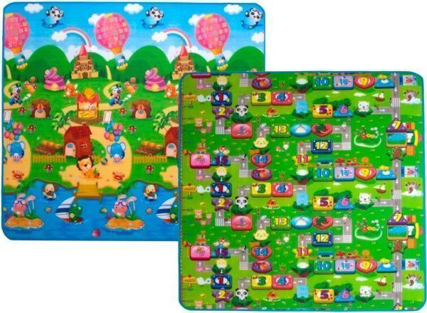 Развивающий коврик Limpopo «Солнечный день и цветные цифры» 180х200 см