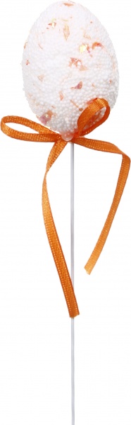 Декорація Яйця на паличці 19 см набір з 6 шт