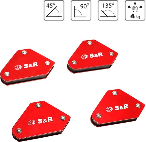 Фиксатор S&R магнитный 4 шт 290104005