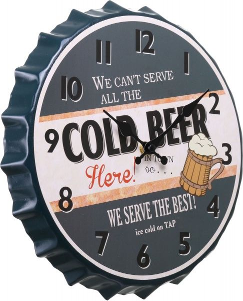 Часы настенные крышка Beer 30х30х4,5 см