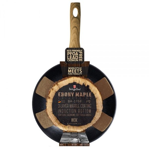 Сковорода wok Ebony MAPLE Collection 28 см BH 1708 Berlinger