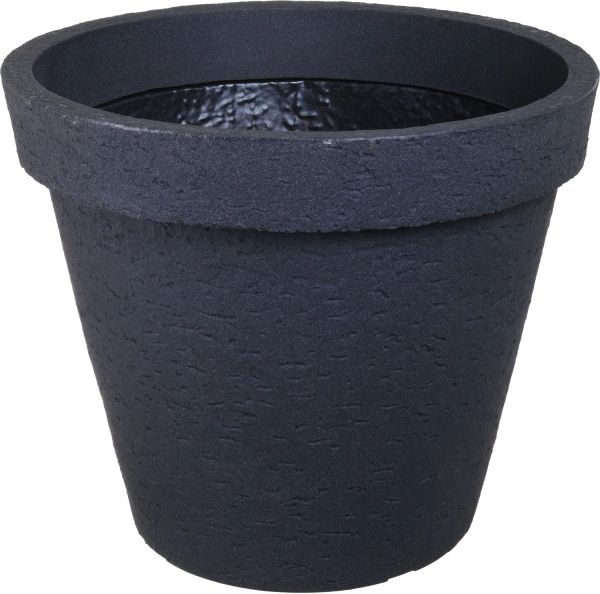 Горшок для цветов 80х68 см круглый антрацит 