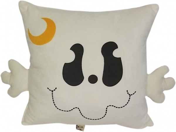 Подушка декоративна Halloween Ghost 37x37 см білий Анна 