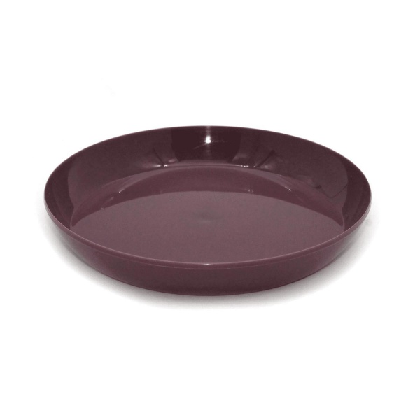 Горщик пластиковий Омела Глянець 1,4 літра круглий темно-ліловий 