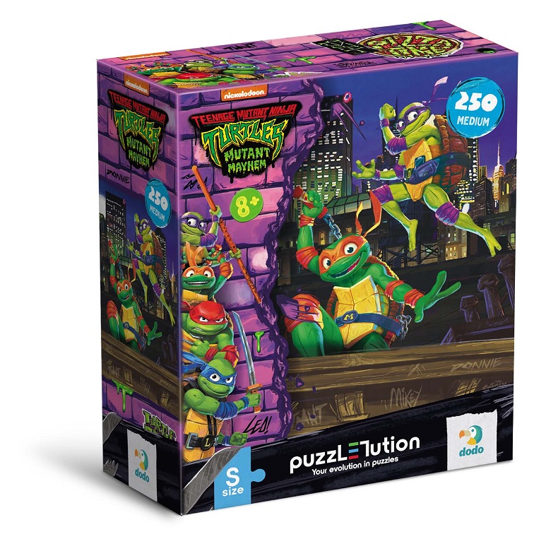 Пазл DoDo Medium-S TMNT. Донателло та Мікеланджело 250 елементів 200529