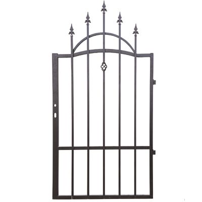 Калитка металлическая Fijo 180x90 cм черная