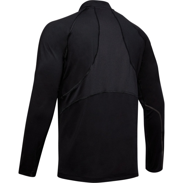 Футболка Under Armour UA RUSH RUN COLDGEAR HALF ZIP 1342973-001 р.S чорний