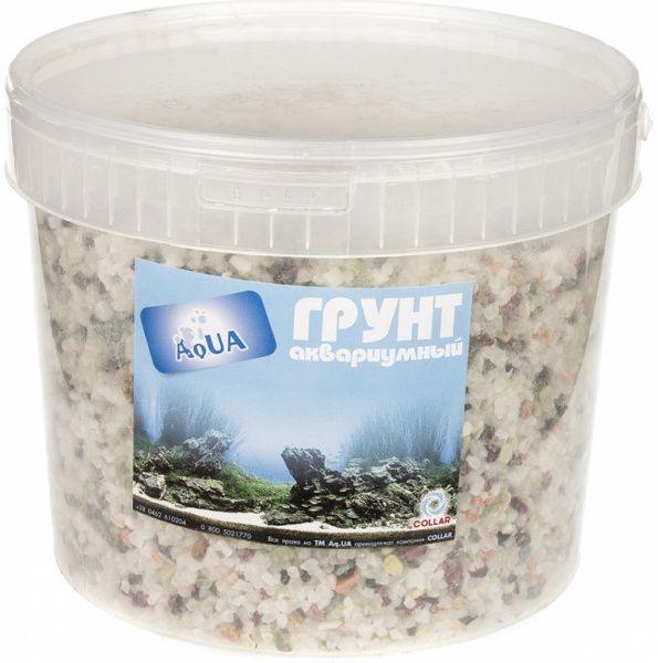 Грунт для аквариума Collar Aq.UA натуральный мульти-колор 2-3 мм 5907