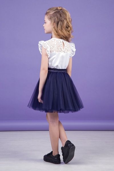 Юбка школьная 30-9027-2 Zironka р.134 синий 