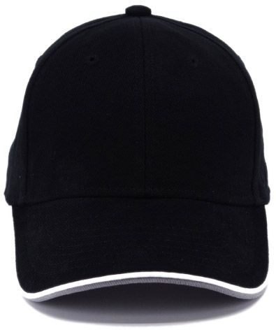 Кепка Cofee Piping 4044-3 CO one size черный