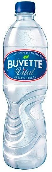 Вода Buvette Vital мінеральна слабогазована 0.5 л (4820115400382)