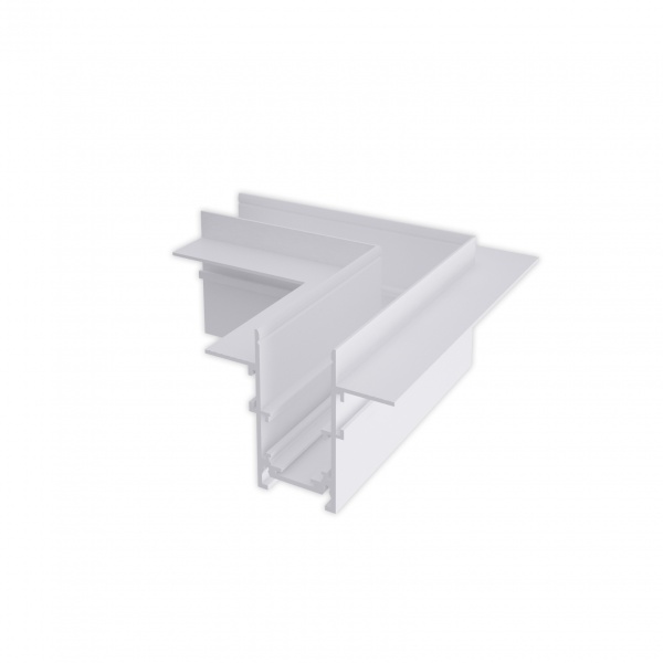 Соединитель угловой Hopfen внутренний 004 для шинопровода магнитного белый 365758 