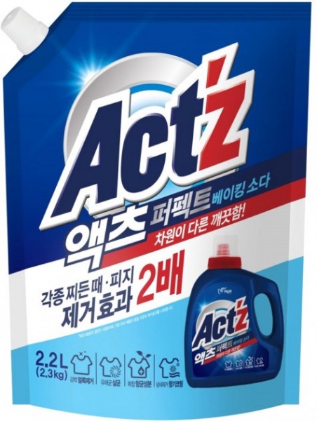 Гель для машинной стирки Pigeon ACT'Z Baking soda (запасной блок) 2,2 л 