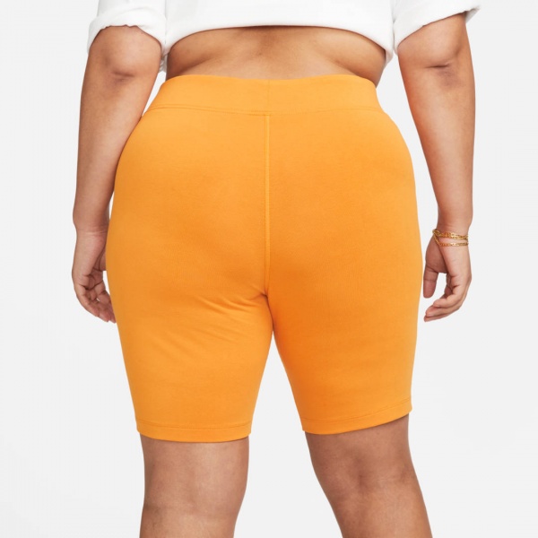 Шорты Nike W NSW ESSNTL MR BIKER SHORT CZ8526-738 р. L желтый