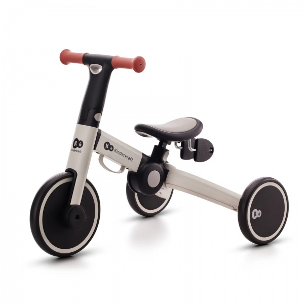 Велосипед детский Kinderkraft 3 в 1 4TRIKE Silver Grey серый KR4TRI22GRY0000 