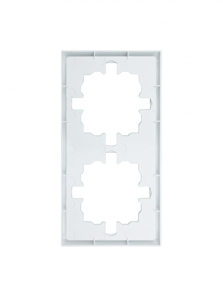 Рамка двомісна HausMark Juna універсальна білий