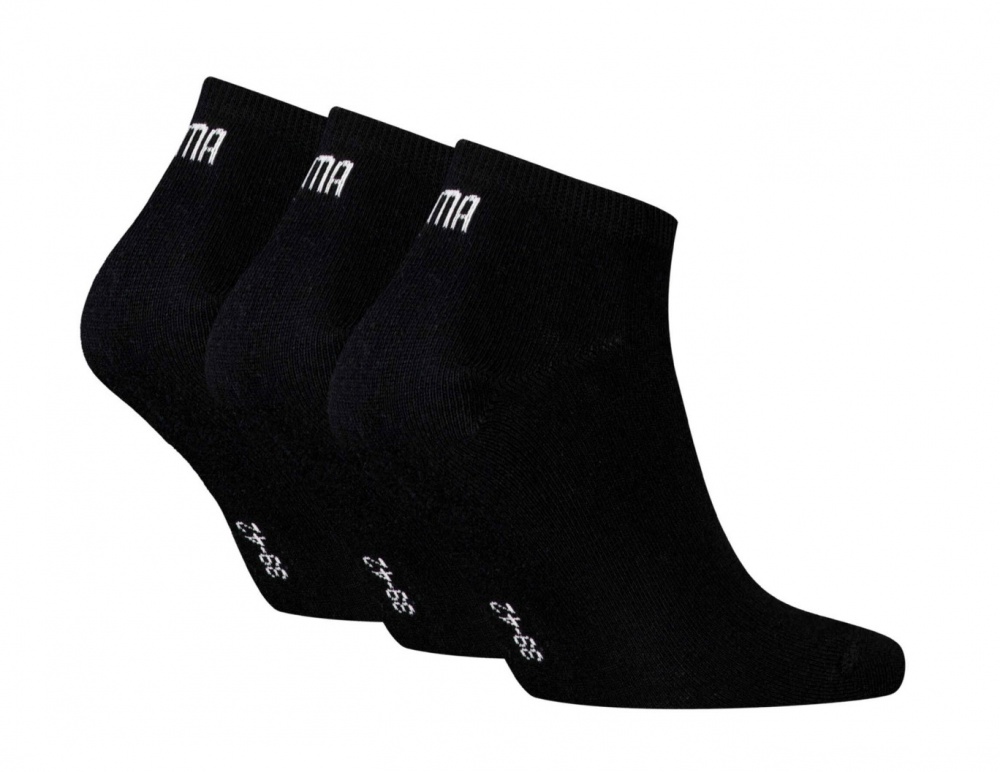 Носки Puma UNISEX SNEAKER PLAIN 3P 93862406 р.43-46 черный 3 шт.