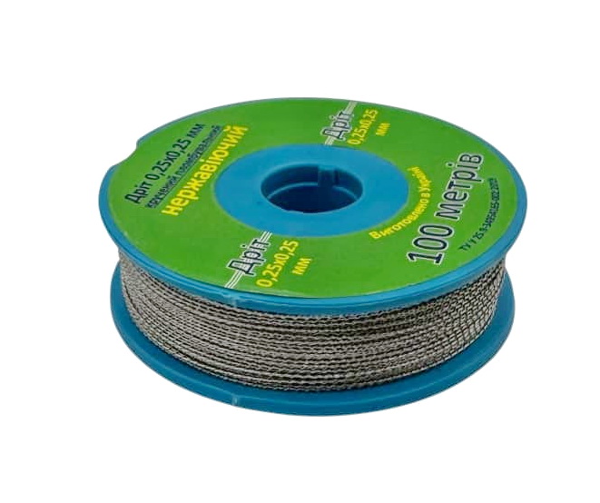 Дріт пломбувальний нержавіючий 200 г 0,5 мм x 100 м