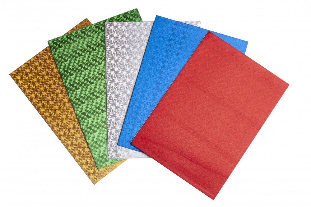 Фоаміран ZiBi голографічний А4 5 кольорів 2 мм KIDS Line ZB.1846