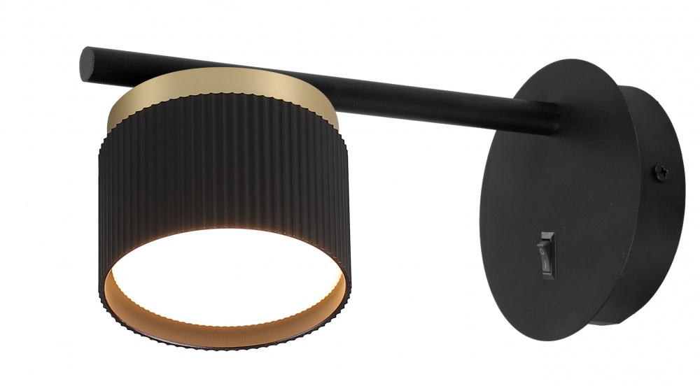 Бра Eurolamp Montreal GX53 черный BRA-GX53(black)G1