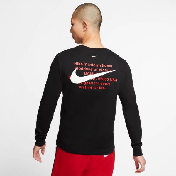 Футболка Nike M NSW SWSH LS TEE CK2259-010 2XL чорний