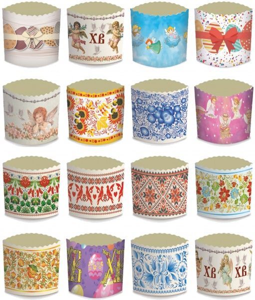 Набір форм для паски 5 шт. d 70 мм