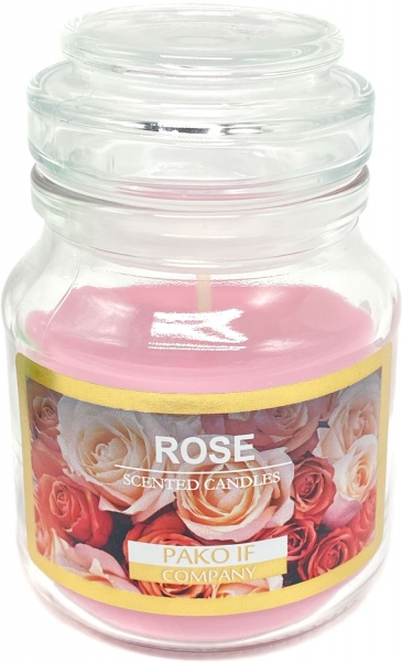 Свеча в стакане Роза Pako-If
