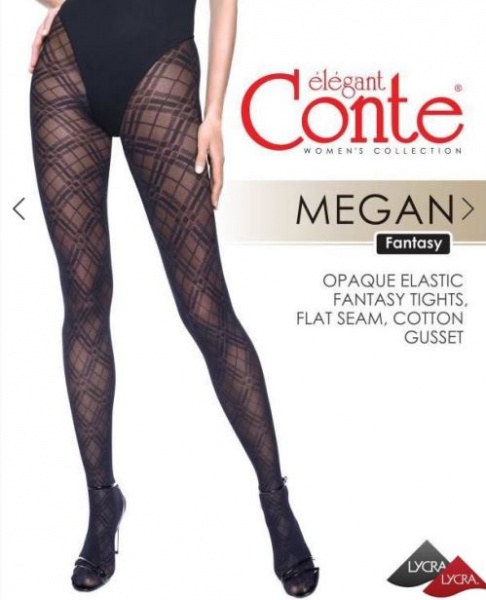 Колготки женские Conte Fantasy Megan р. 3 nero