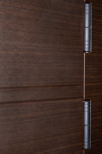 Дверь входная Revolut Doors В-413 модель 163 венге горизонт темный / дуб пломбир горизонт 2040x940 мм правая