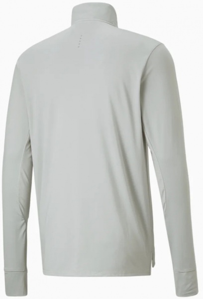 Футболка Puma RUN FAV 1 4 ZIP 52021119 р.S сірий