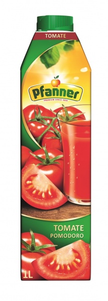 Сок Pfanner Томатный 100% 1 л 