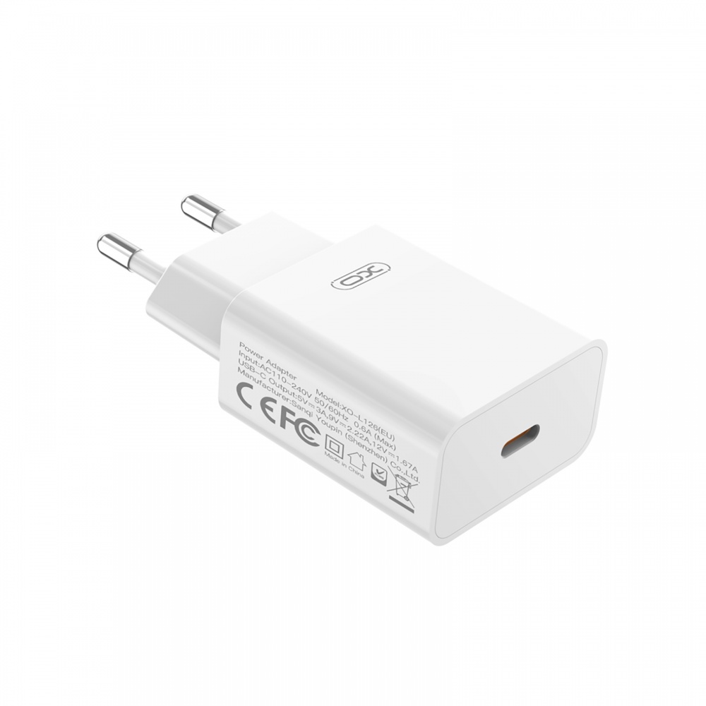 Сетевое зарядное устройство Xo L126 20W USB-C White (L126.white)