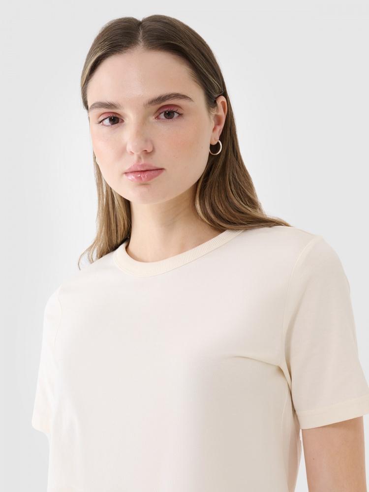 Футболка 4F TSHIRT F1991 4FWSS25TTSHF1991-11S р.M бежевый