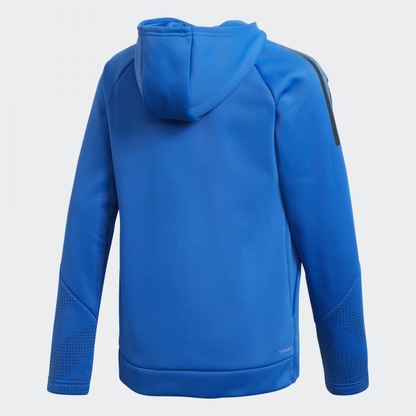 Джемпер Adidas YB TR FZ HD W DJ1138 р. 128 блакитний