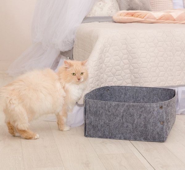 Будиночок для тварин DigitalWool Кошик на кнопках без подушки DW-92-14